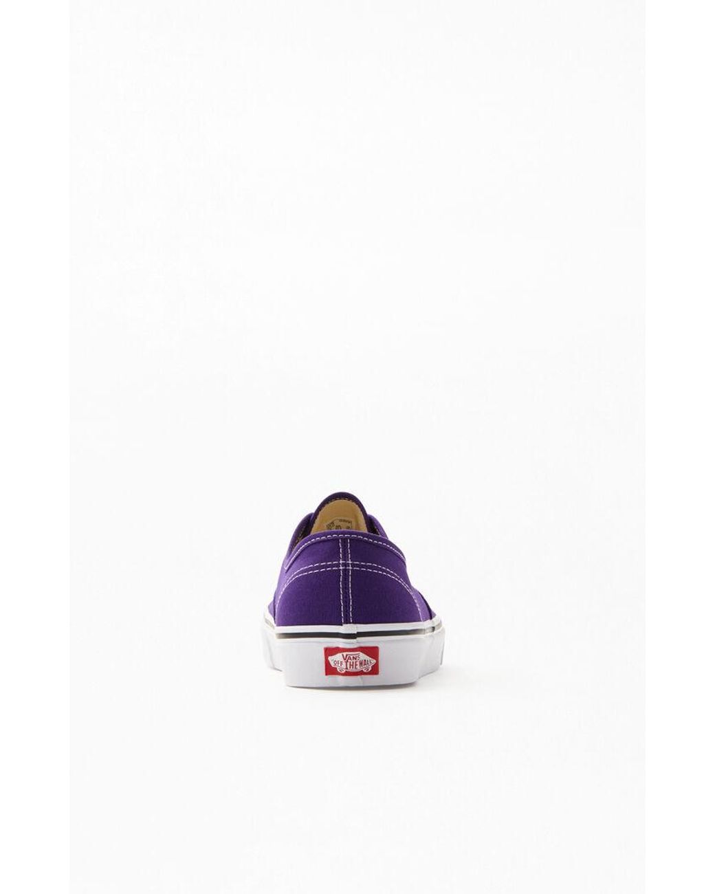 Vans Rubber Purple Authentic Shoes for Men | Lyst