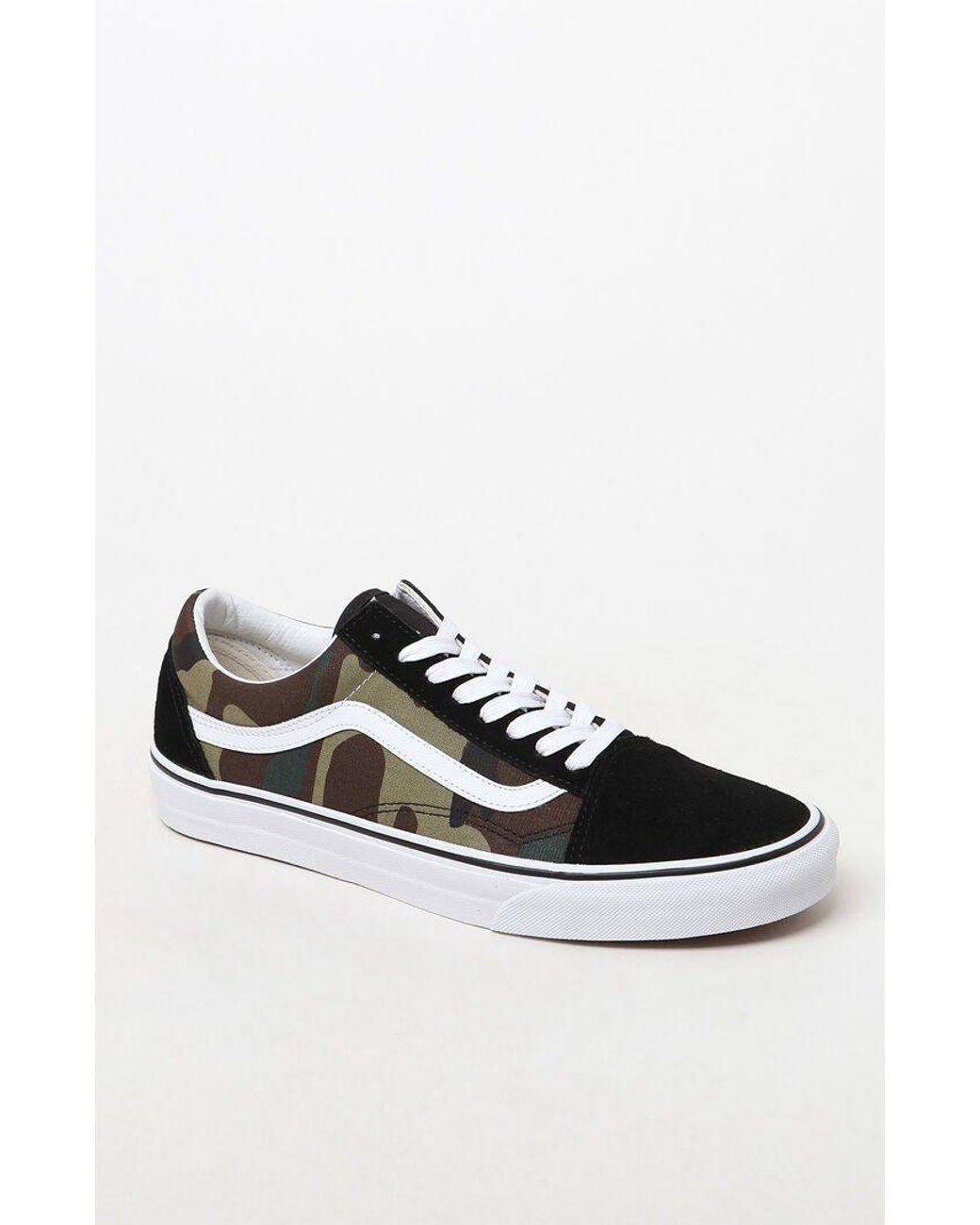 Vans Suede Woodland Camo Old Skool Shoes in Black/Camo (Black) for Men |  Lyst