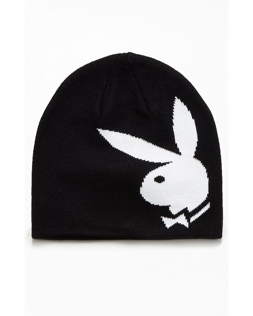 Playboy By Pacsun Tilted Beanie in Black for Men | Lyst