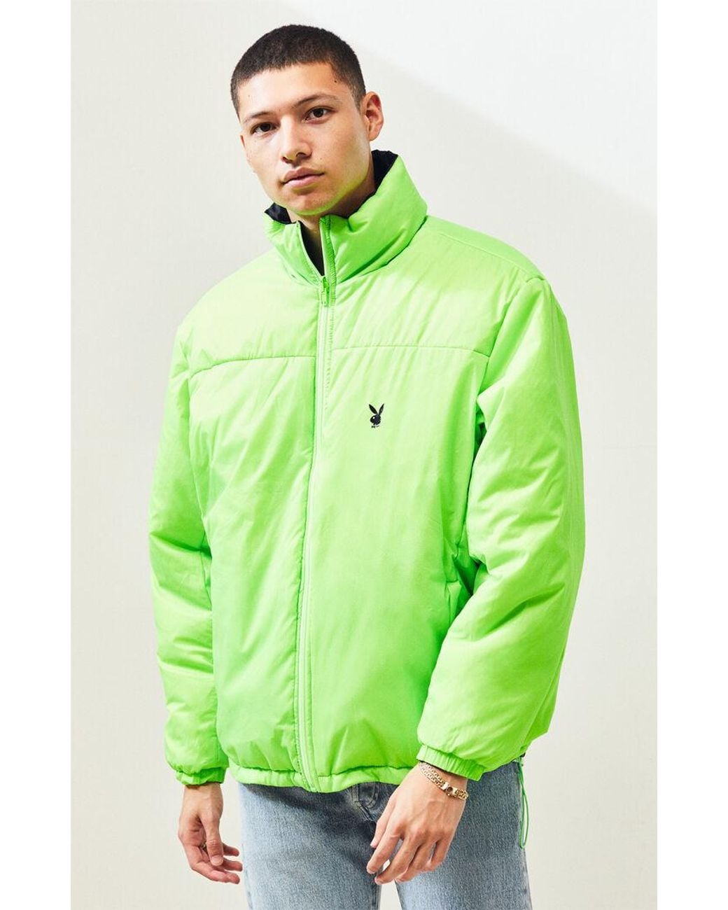 X Playboy Reversible Puffer Jacket 