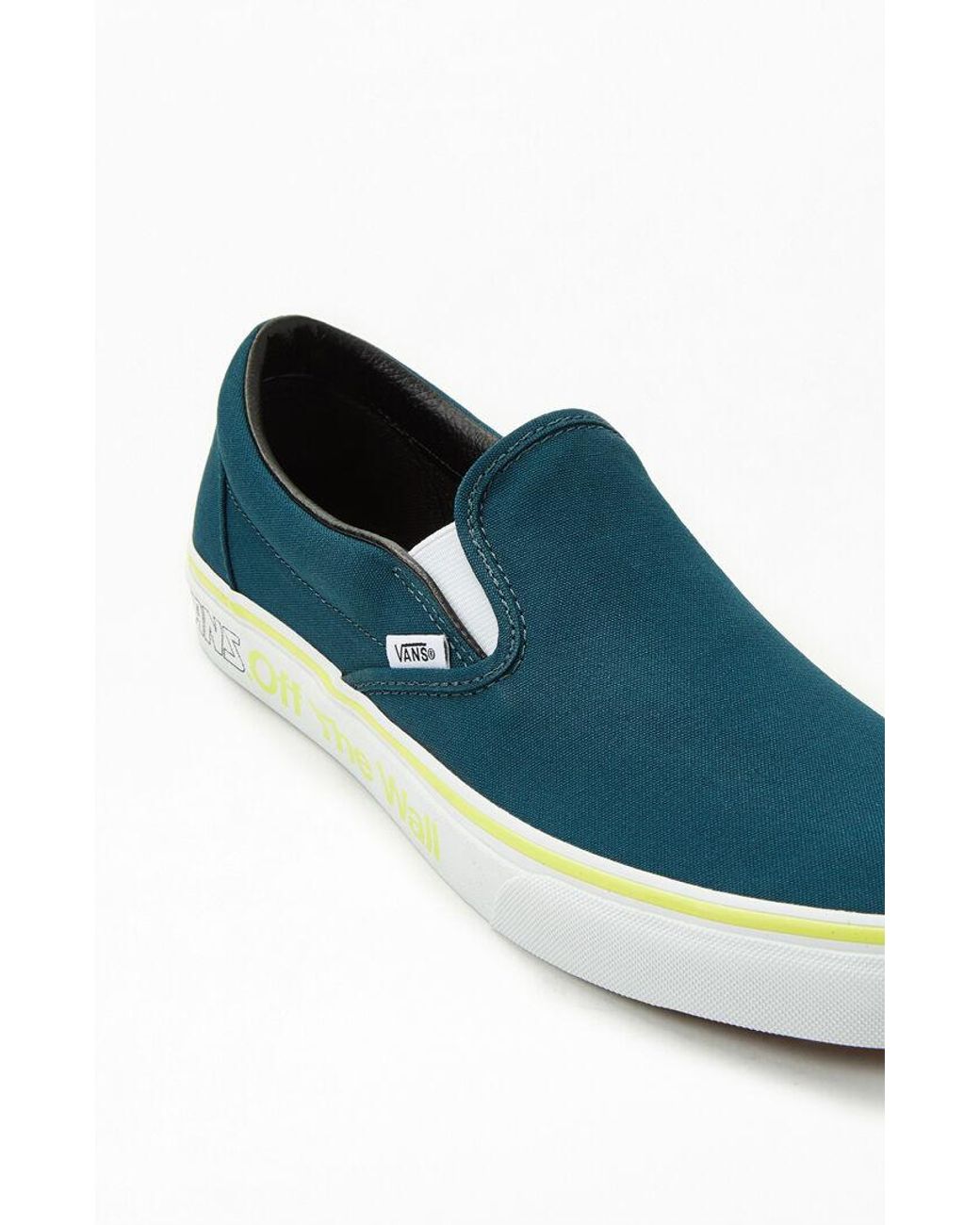 red slip ons