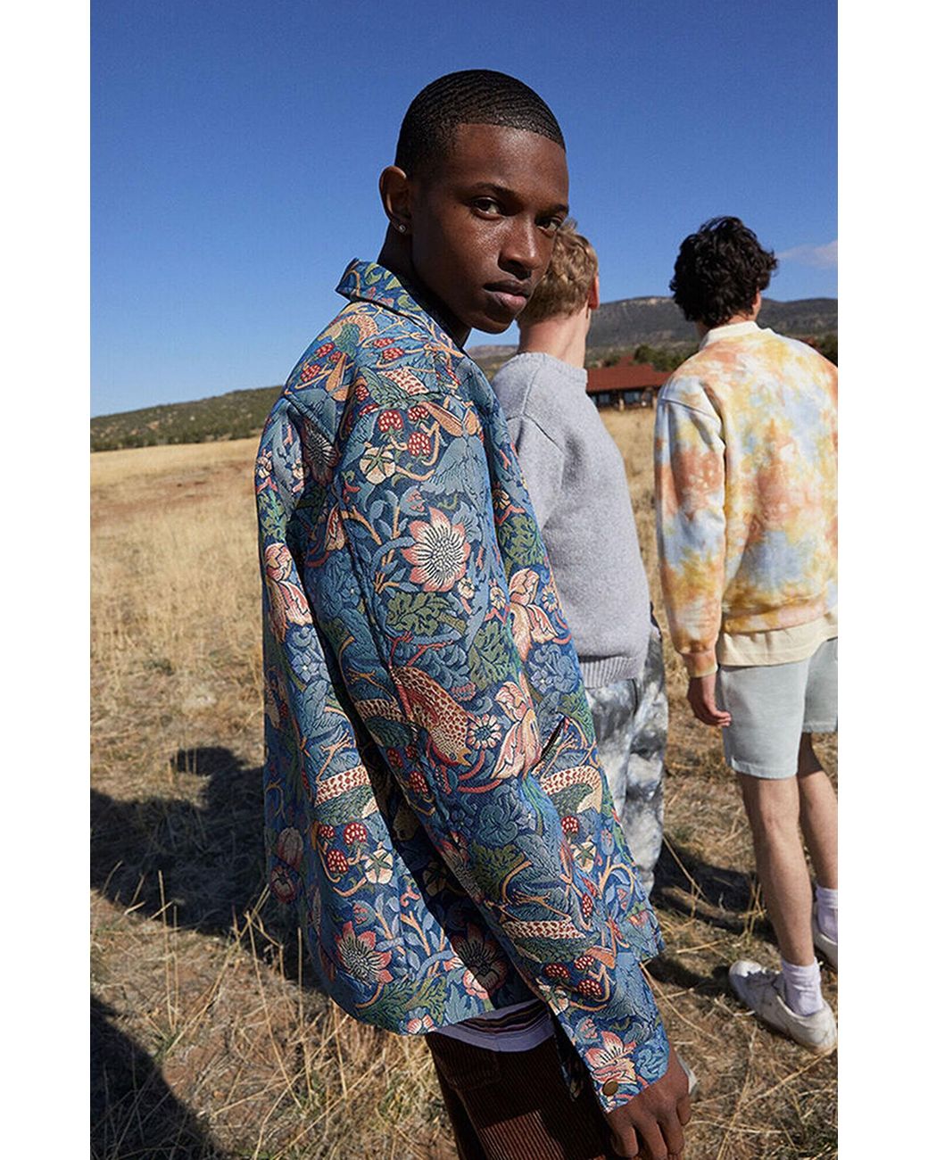 PacSun Jacquard Gas Jacket in Blue for Men | Lyst