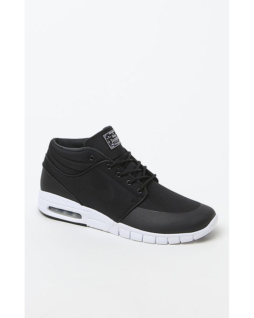 Nike Max Mid Black & White Shoes for Men |