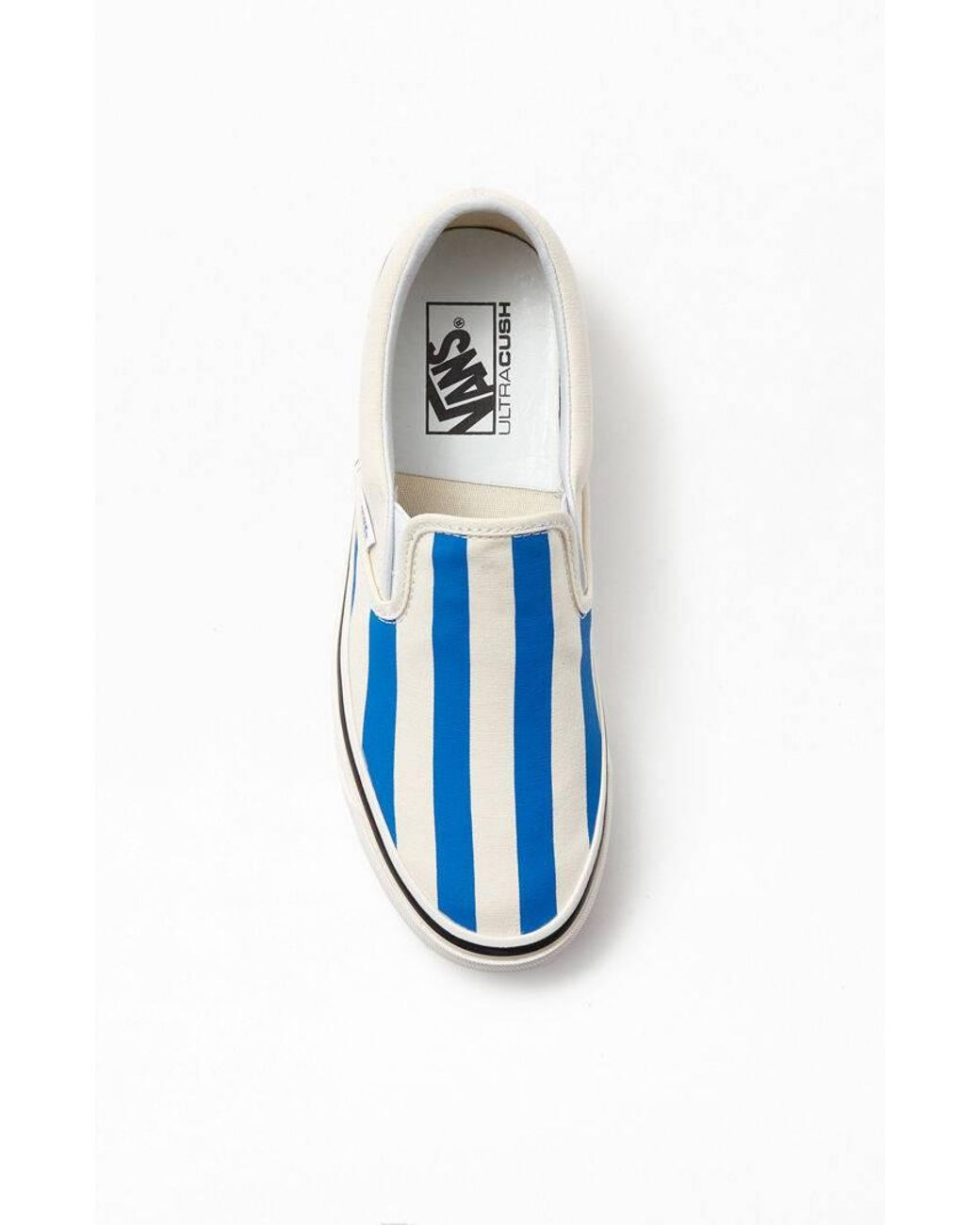 Vans Rubber White & Blue Striped Anaheim Factory Slip-on 98 Dx Shoes for  Men | Lyst