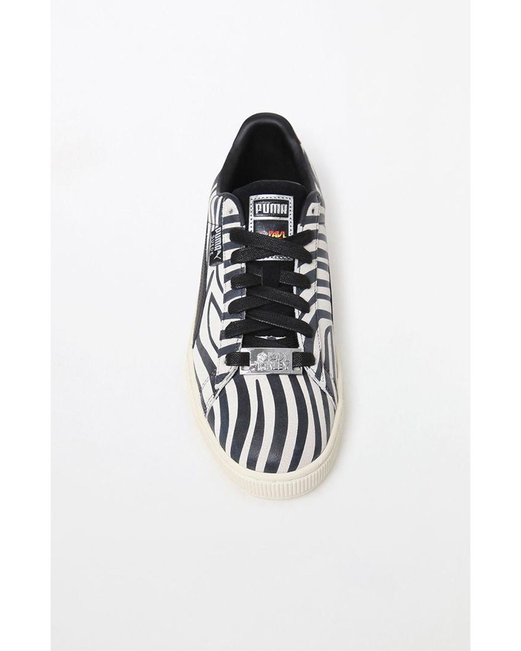 PUMA X Paul Stanley Suede Shoes in White/Black (Black) for Men | Lyst