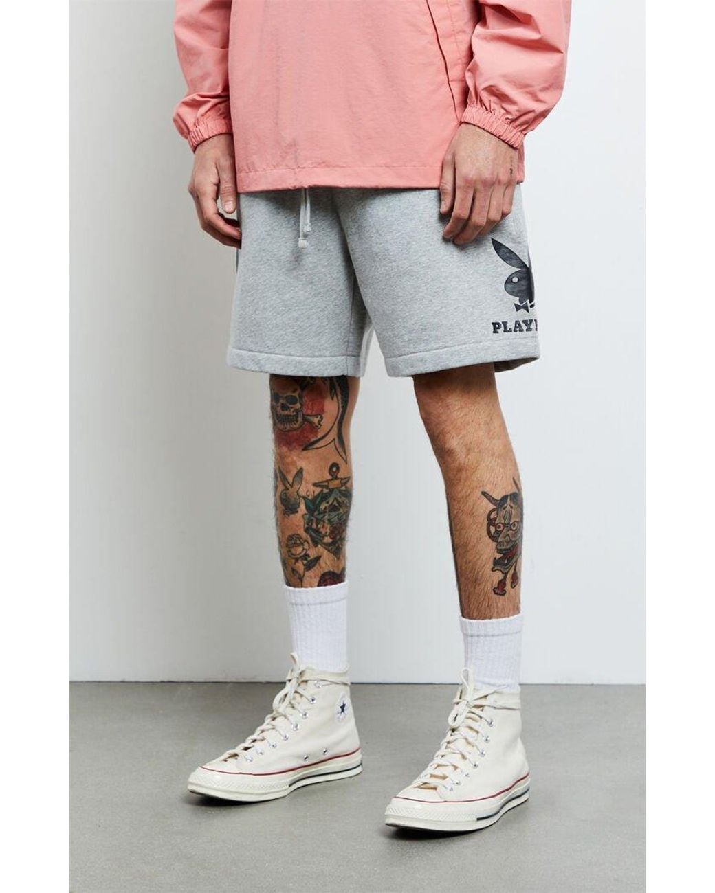 PacSun Fleece X Playboy Gray Double 