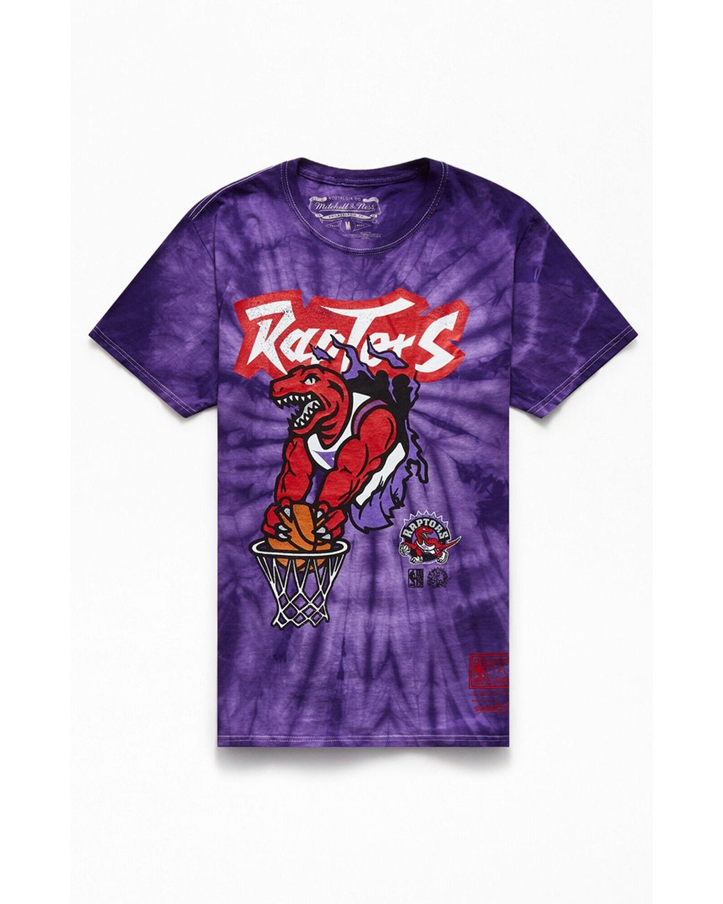 Mitchell & Ness Tie-dyed Toronto Raptors Finals T-shirt in Purple for Men |  Lyst