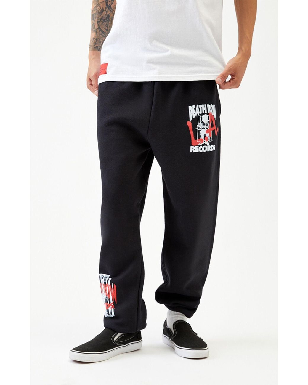 PacSun Fleece Death Row Sweatpants in 