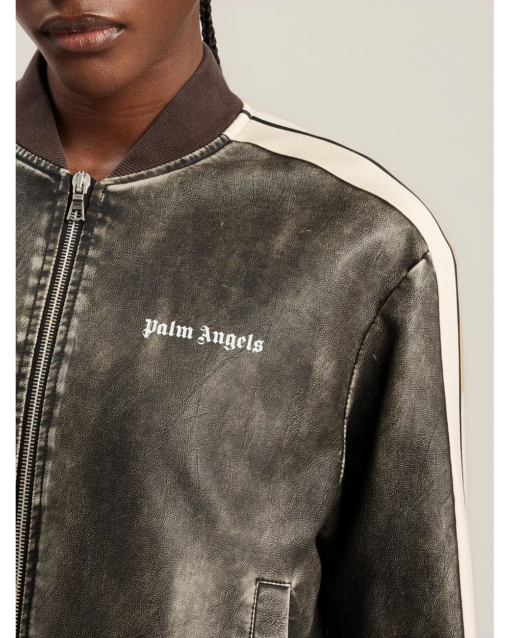 Palm Angels Multicolor Classic Logo Track Bomber Jacket