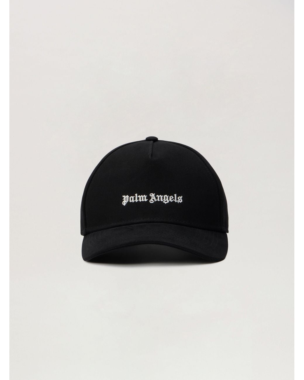 Palm Angels Black Classic Logo Cap for men