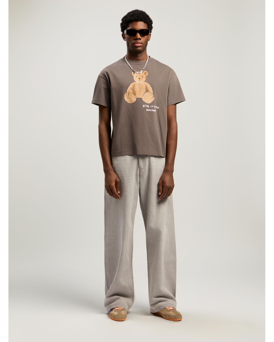 Palm Angels Gray Bear for men
