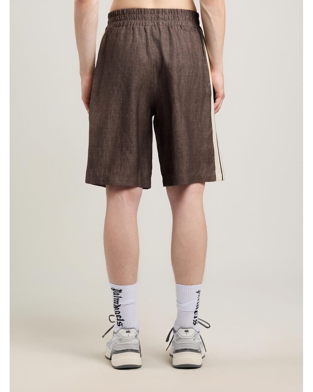 Palm Angels Multicolor Classic Logo Track Shorts for men