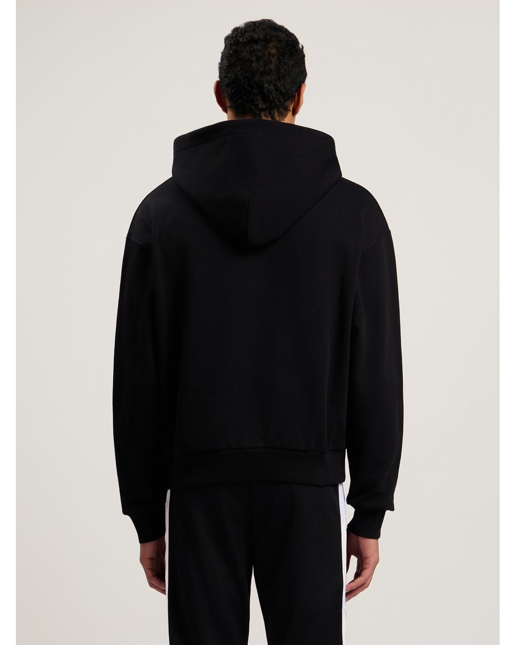 Palm Angels Black Spray City Los Angeles Hoodie for men