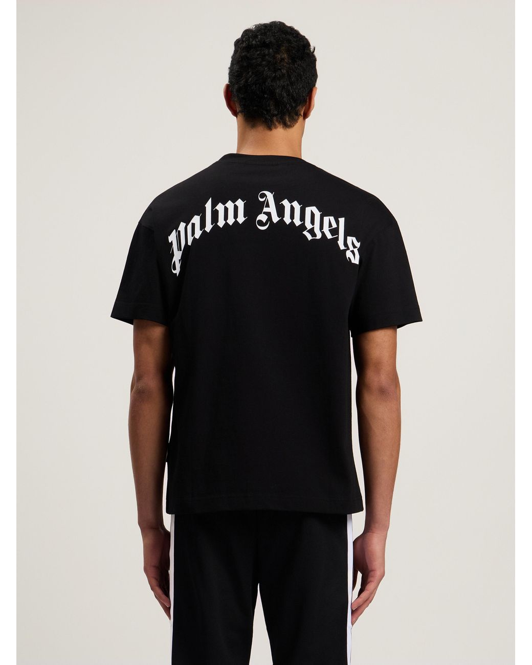 Palm Angels Black Broken Bear T-Shirt for men