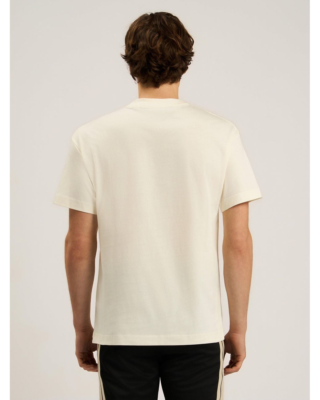 Palm Angels Natural Surf Regular T-Shirt Off for men