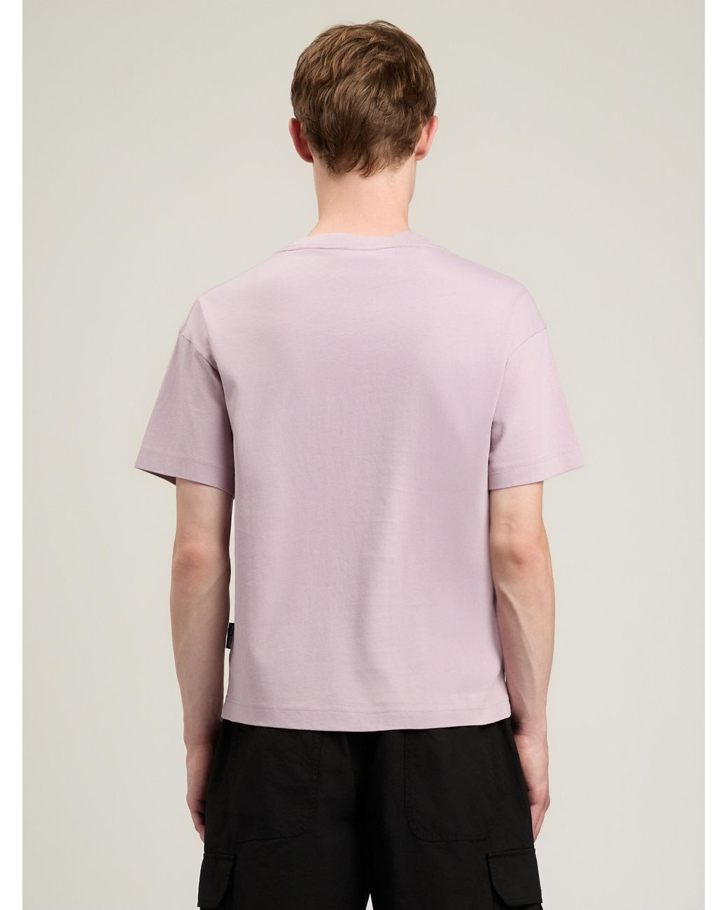 Palm Angels Pink Bear T-Shirt for men
