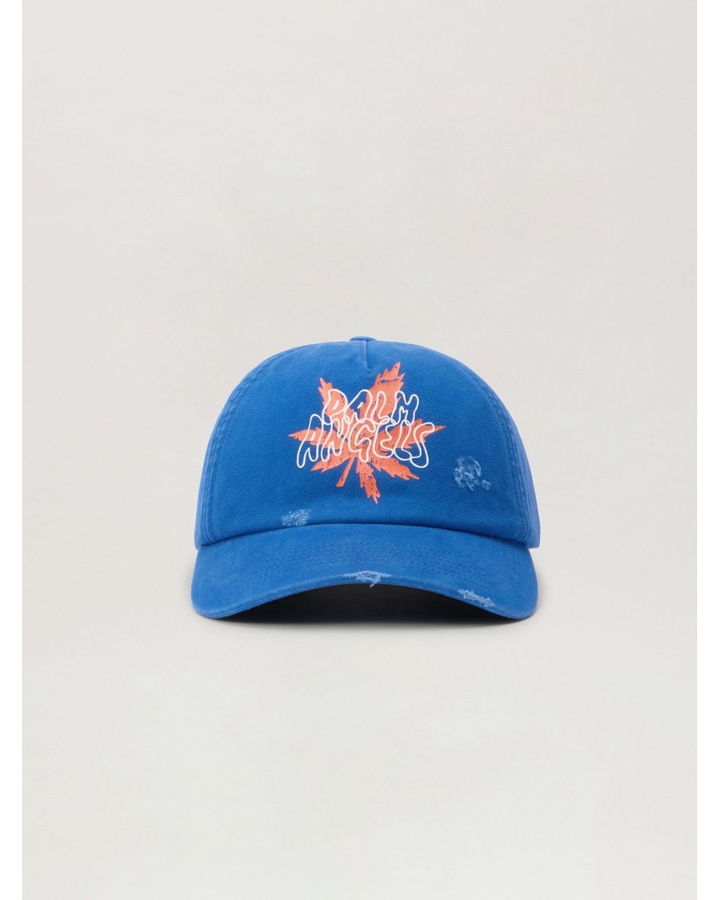 Palm Angels Blue Palm Leaf Cap for men