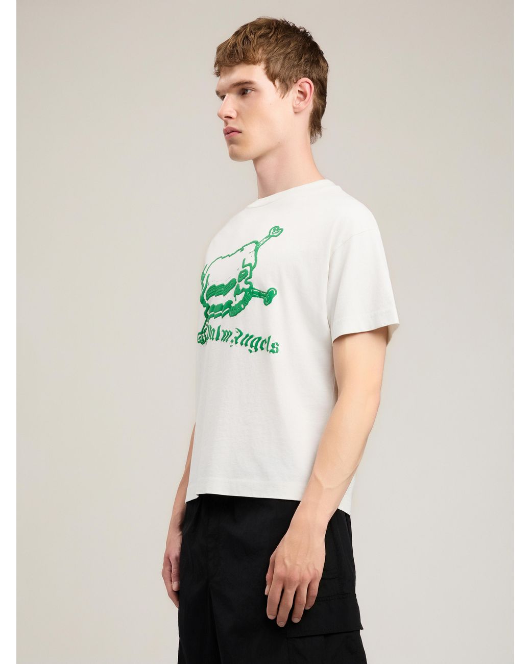 Palm Angels Multicolor Skull T-Shirt for men