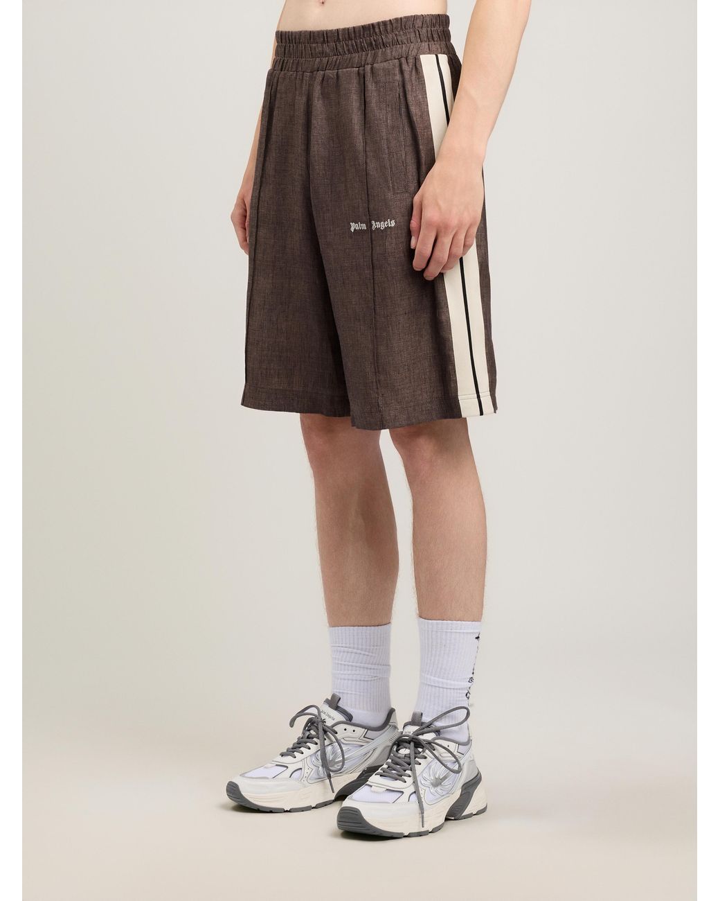 Palm Angels Multicolor Classic Logo Track Shorts for men