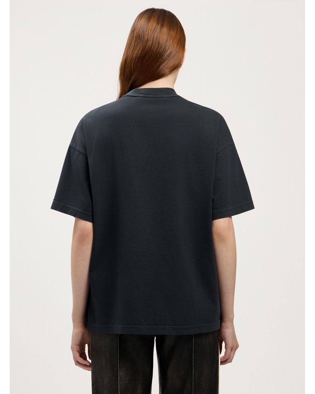 Palm Angels Black Bra Loose T-Shirt