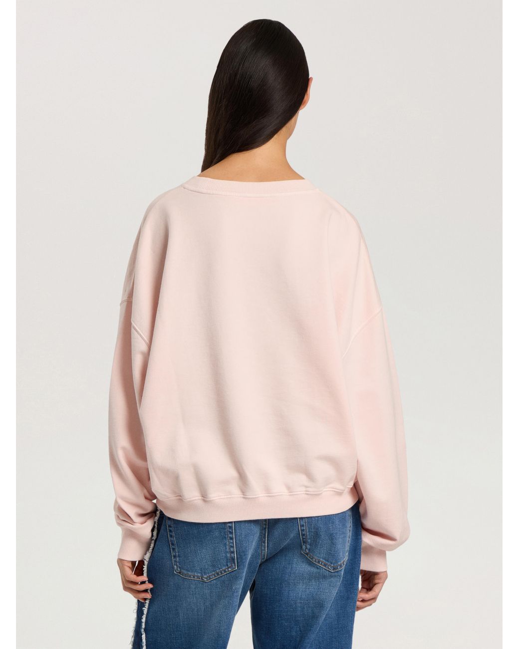 Palm Angels Pink Stud Logo Crew