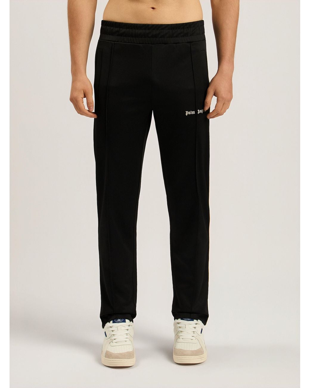 Palm Angels Black Classic Logo Track Pants for men