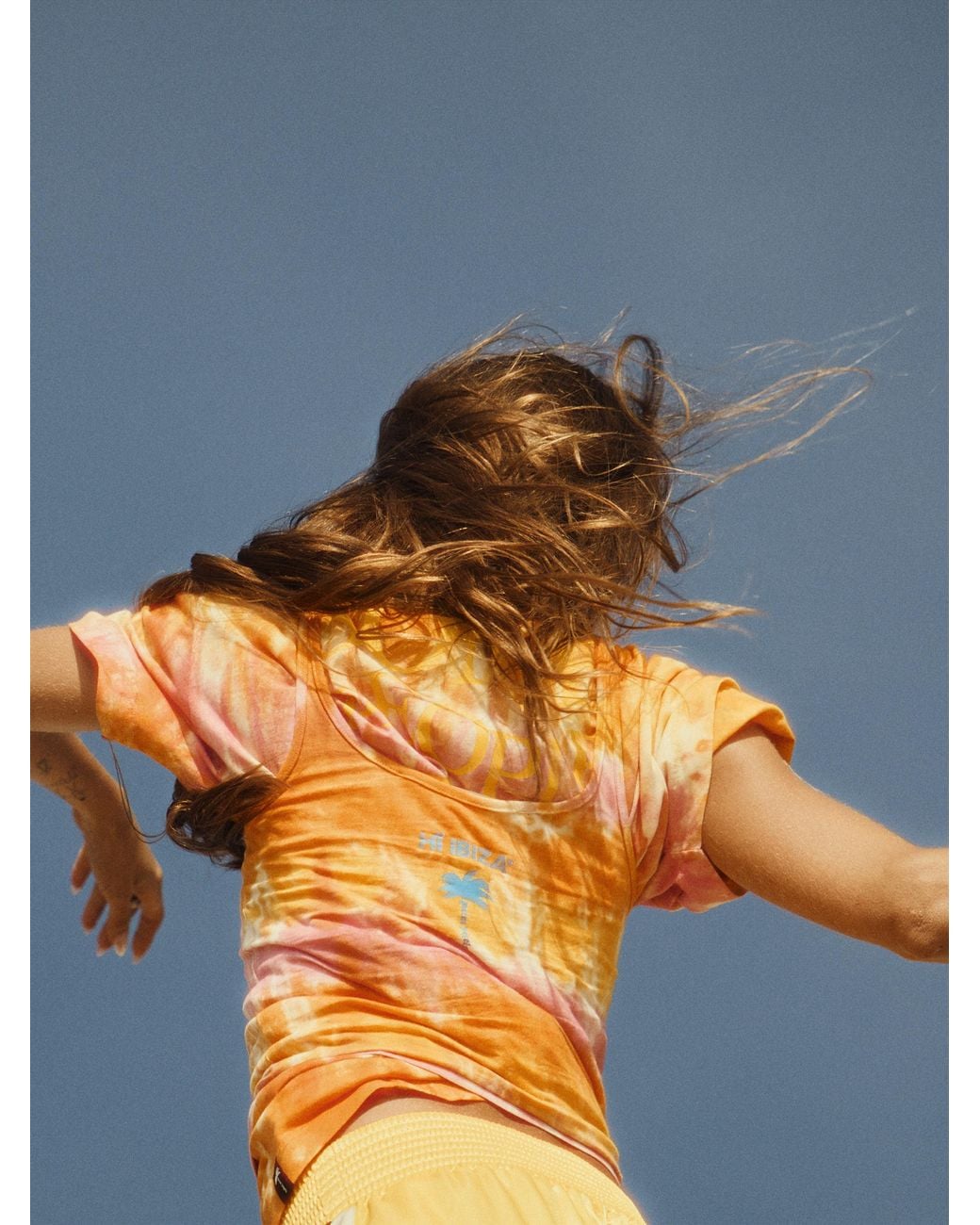 Palm Angels Orange X Hï Ibiza Tie-Dye Tank Top