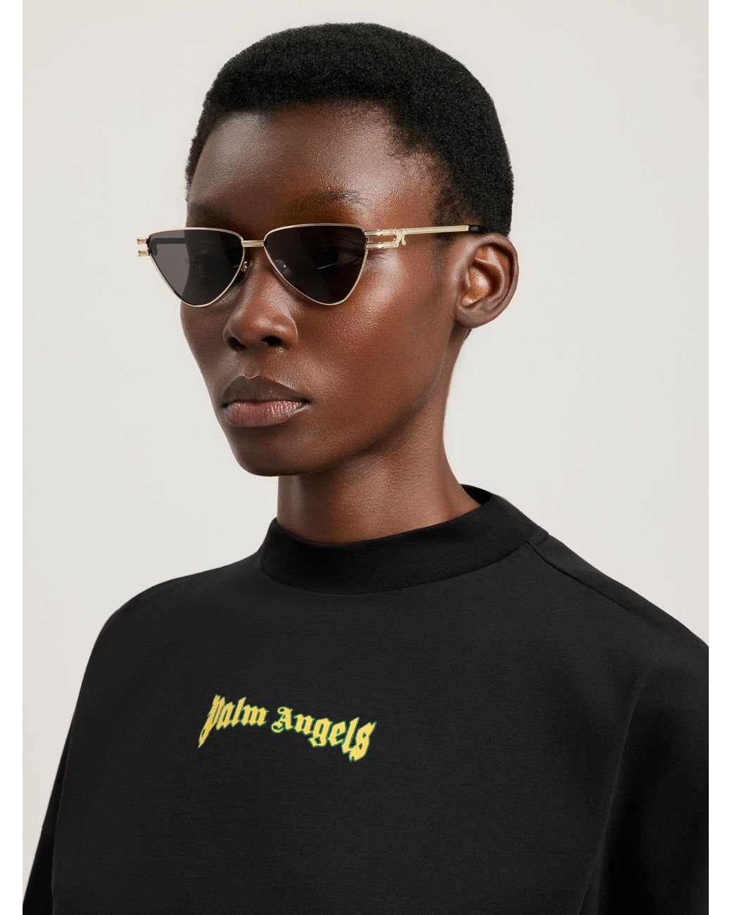 Palm Angels Natural Fontana Lens Sunglasses