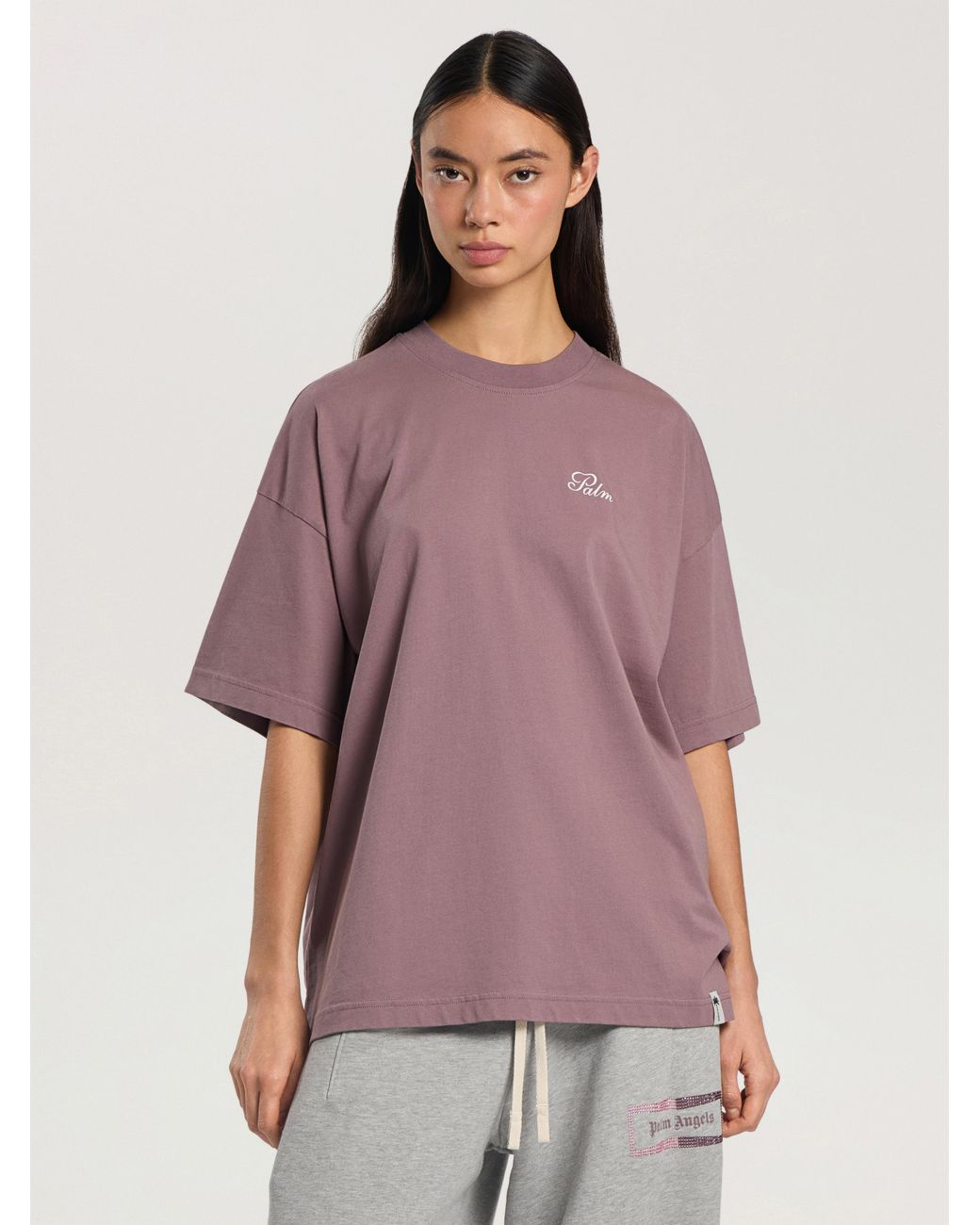 Palm Angels Purple Palm Sway Loose T-Shirt