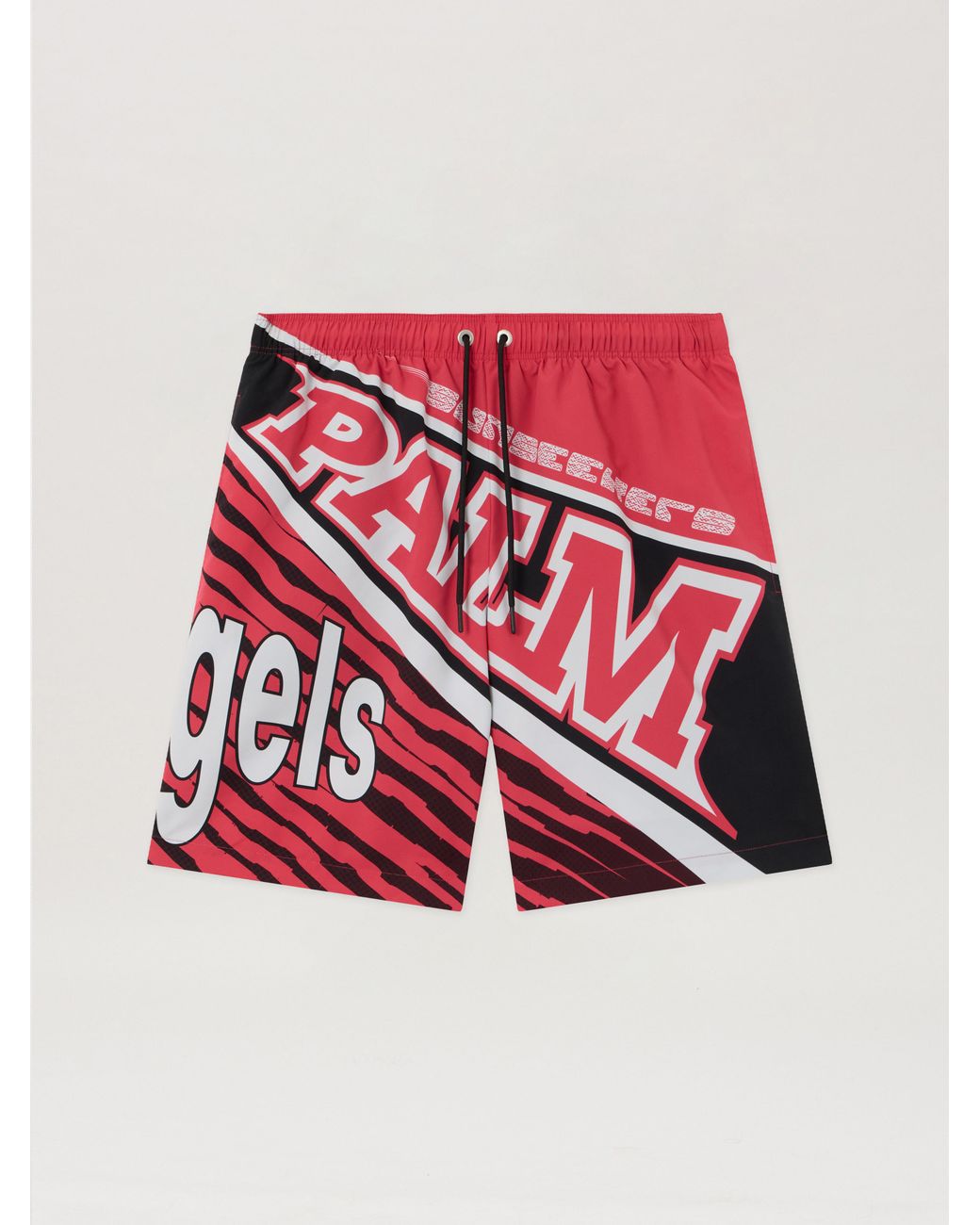 Palm Angels Red Racing Swimshorts for men