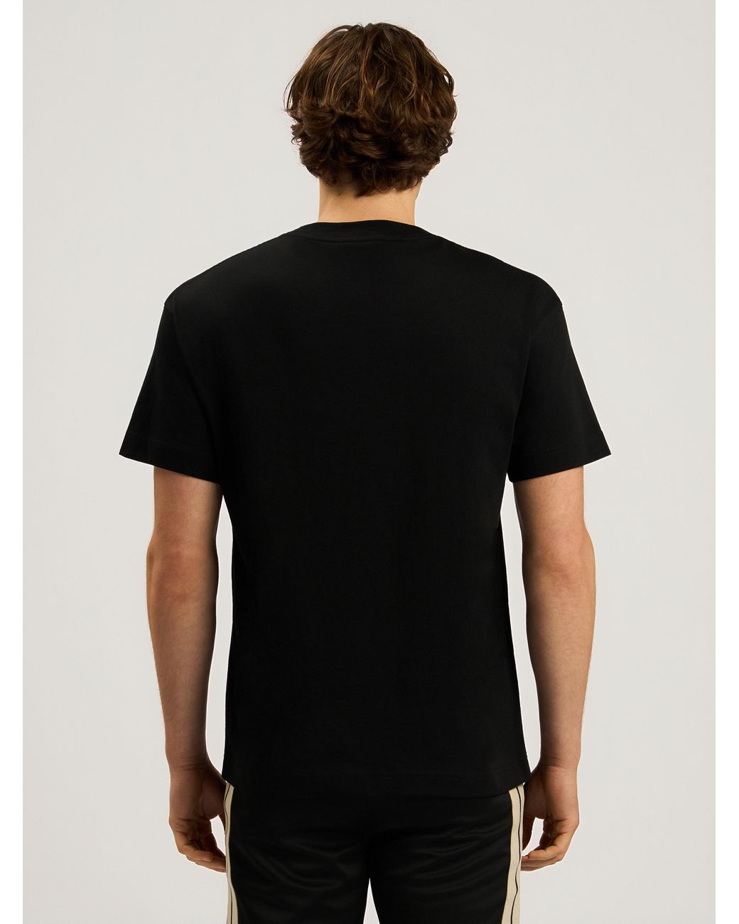 Palm Angels Black Palm Distorted Regular T-Shirt for men