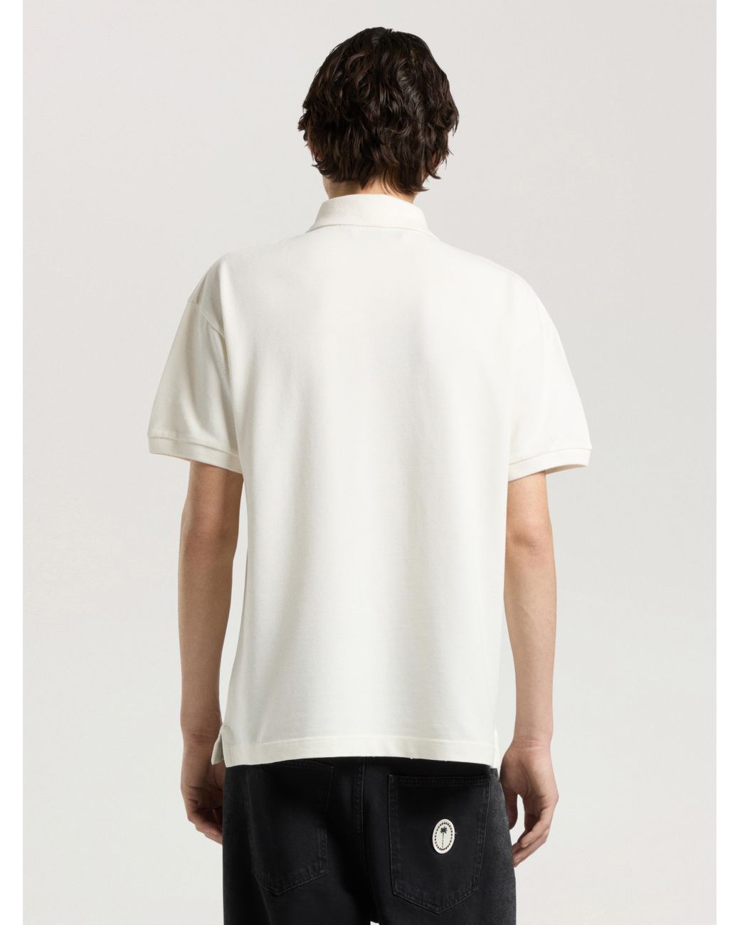 Palm Angels Natural Palm Drift Polo S/S Off for men