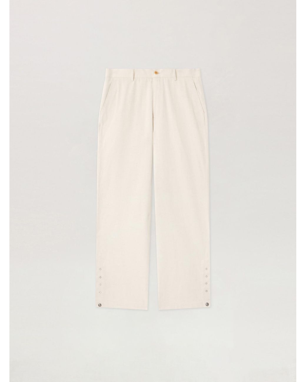 Palm Angels Natural Palm Tree Loose Trousers for men