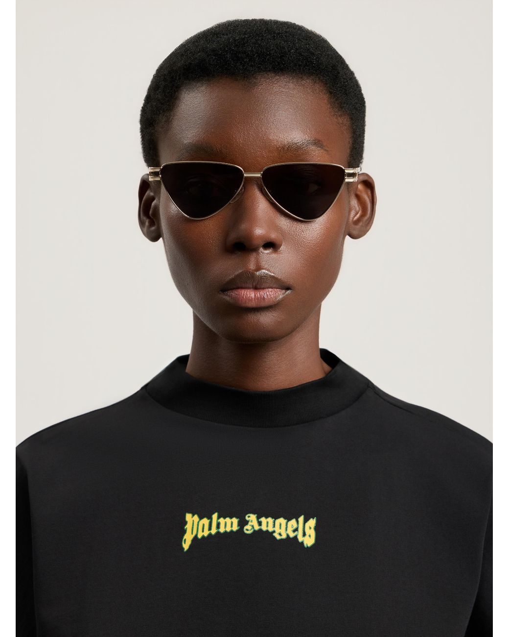 Palm Angels Natural Fontana Lens Sunglasses