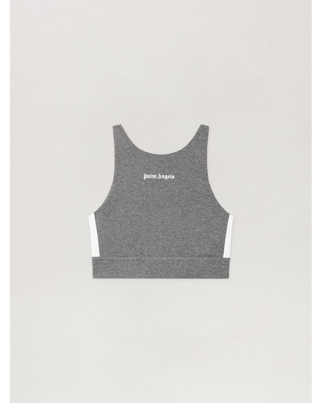 Palm Angels Gray Training Track Top