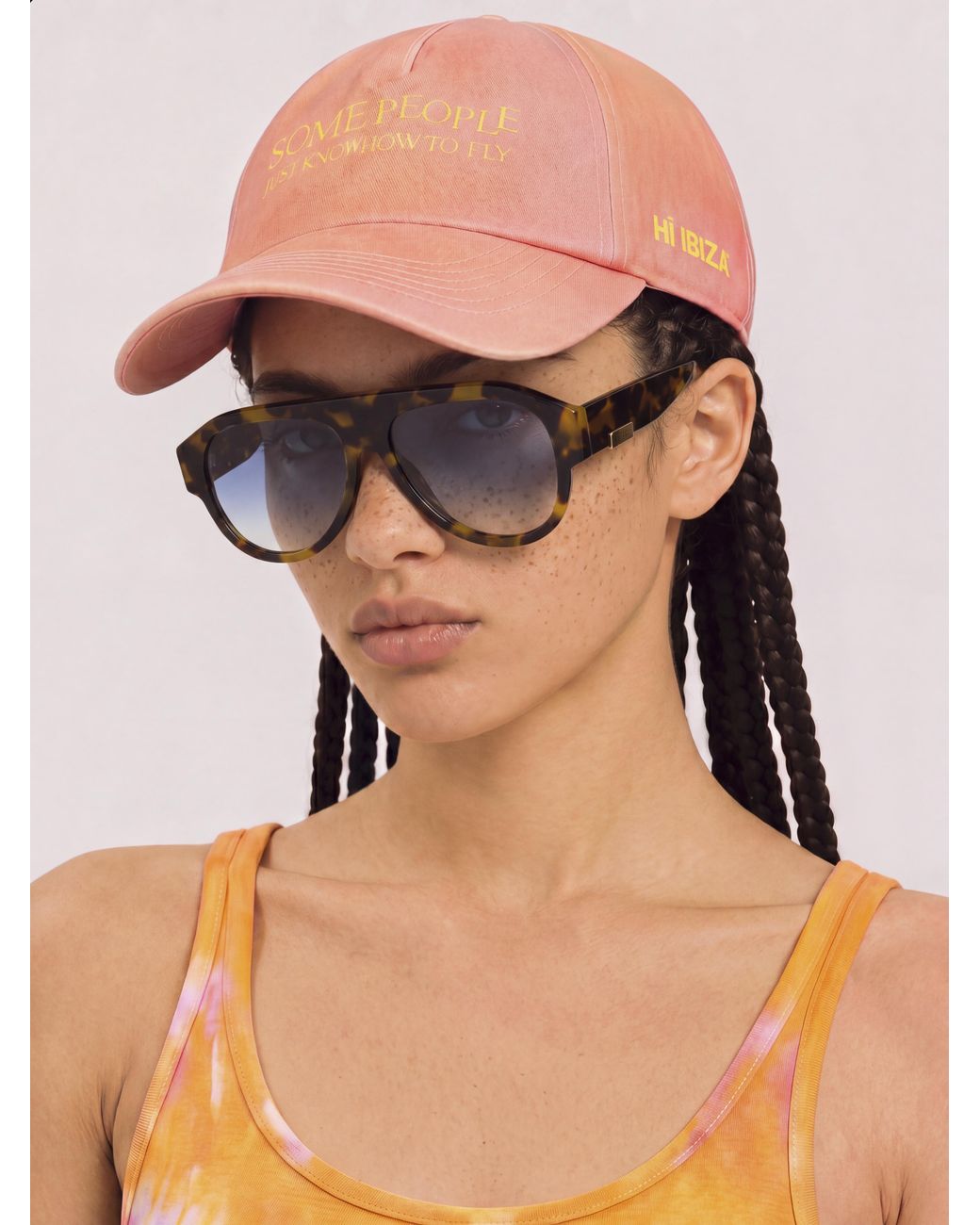 Palm Angels Pink X Hï Ibiza Tie-Dye Cap for men
