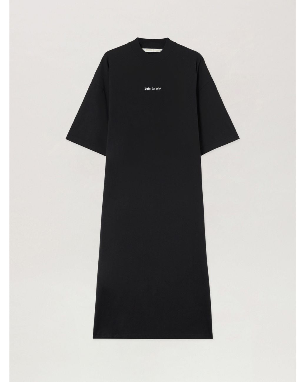 Palm Angels Black Milan La Maxi T-Shirt Dress