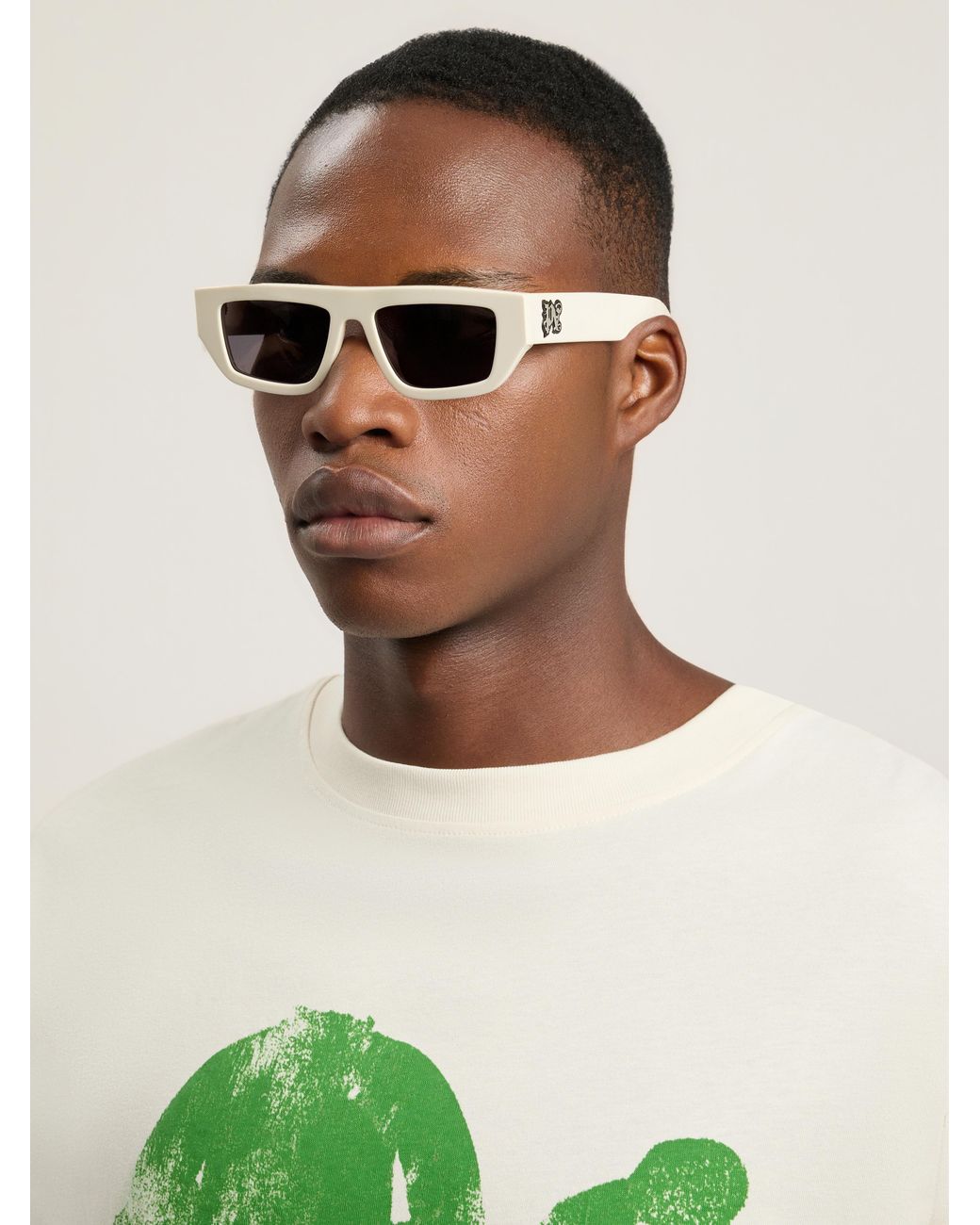 Palm Angels Blue Hercules Sunglasses