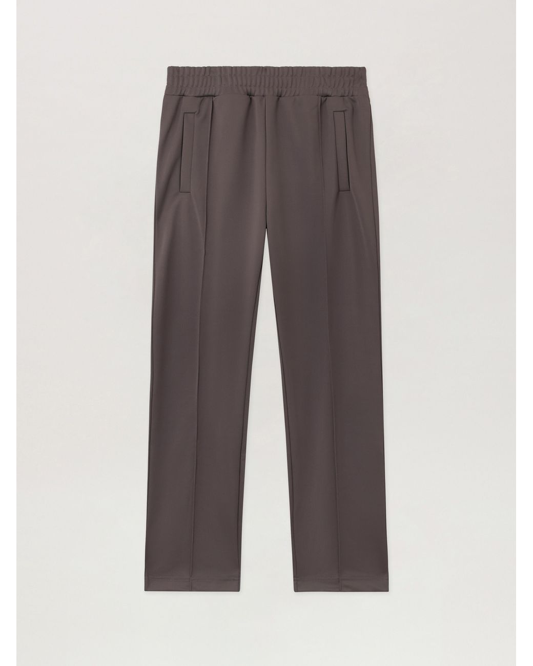 Palm Angels Blue Curved Logo Track Pants Dark for men