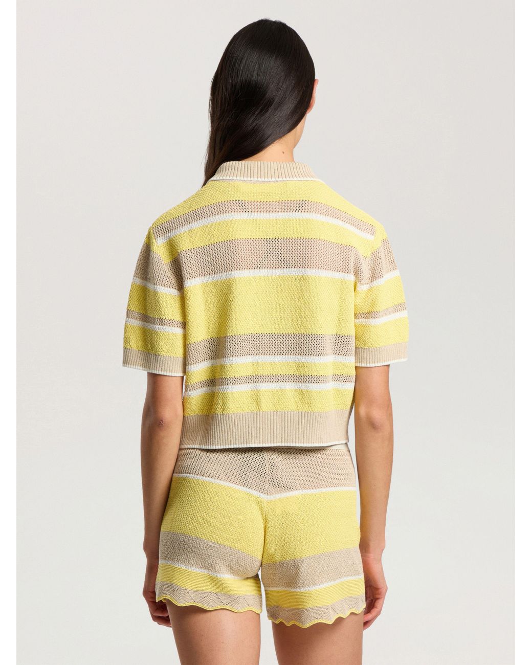 Palm Angels Metallic Palm Sway Beach Cardigan Light