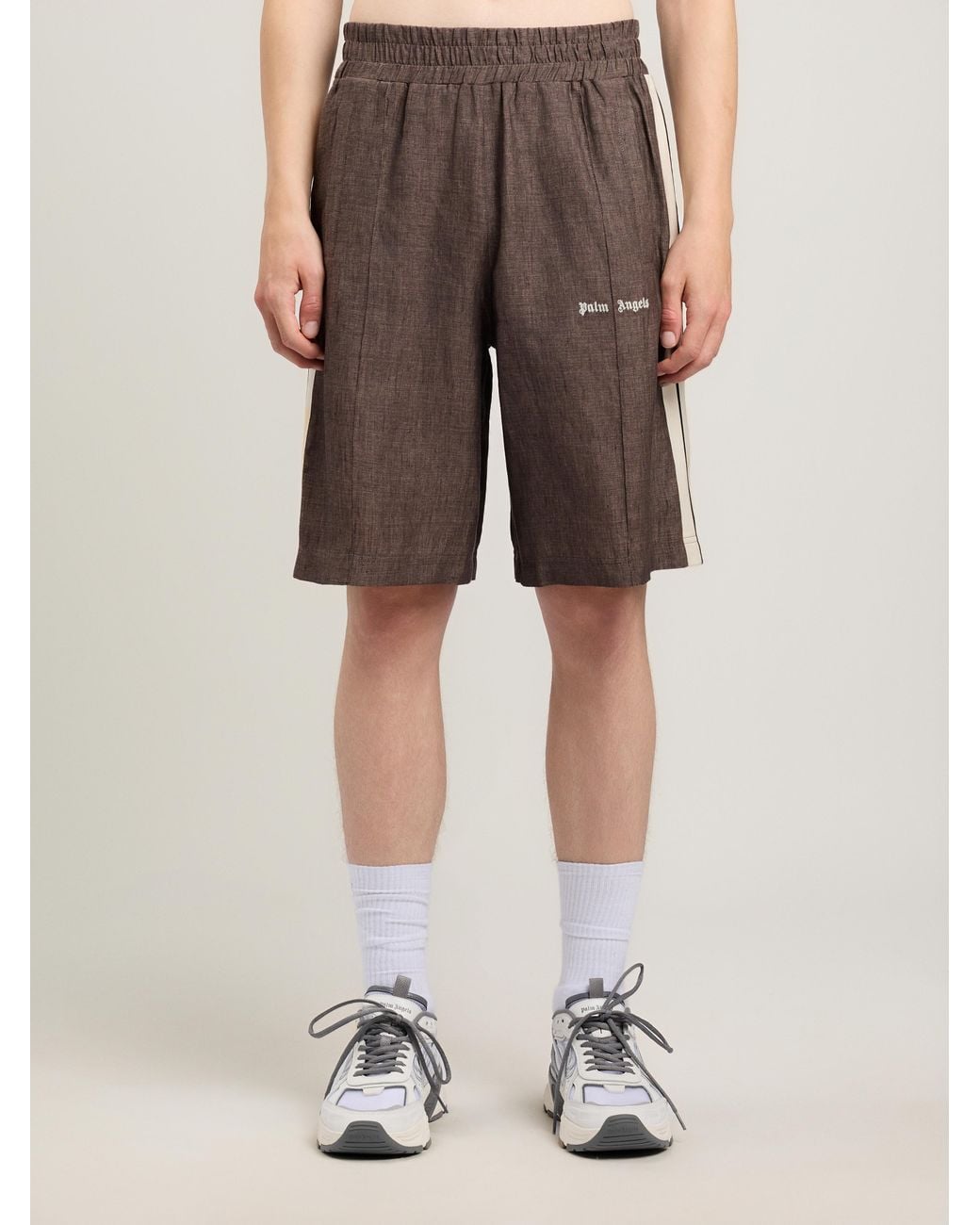 Palm Angels Multicolor Classic Logo Track Shorts for men