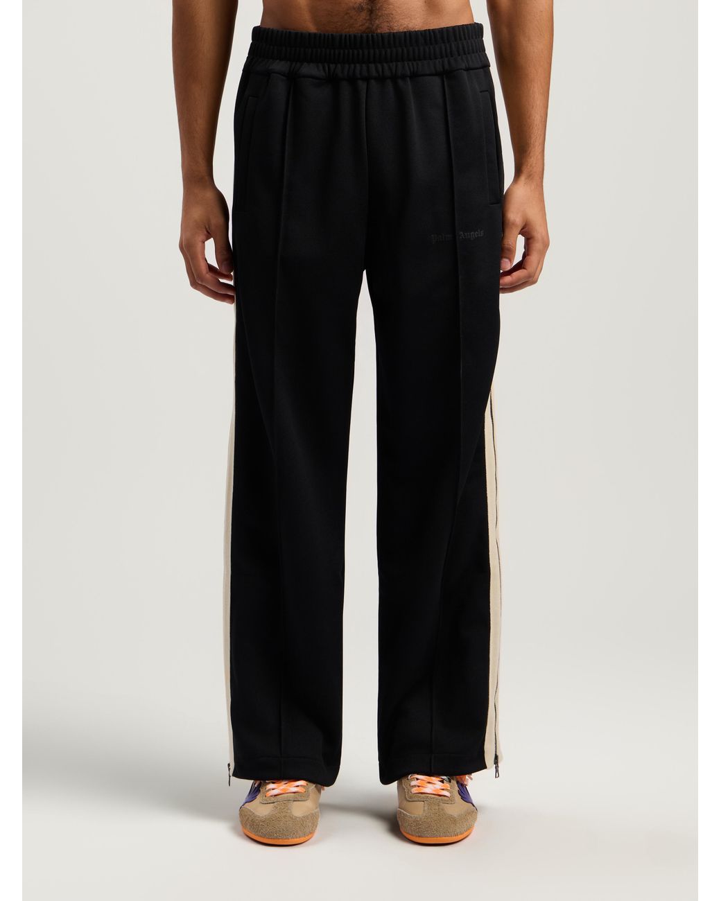 Palm Angels Pink Performance Zip-Up Track Pants for men
