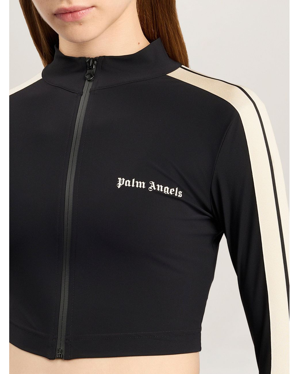 Palm Angels Blue Classic Logo Training Jacket