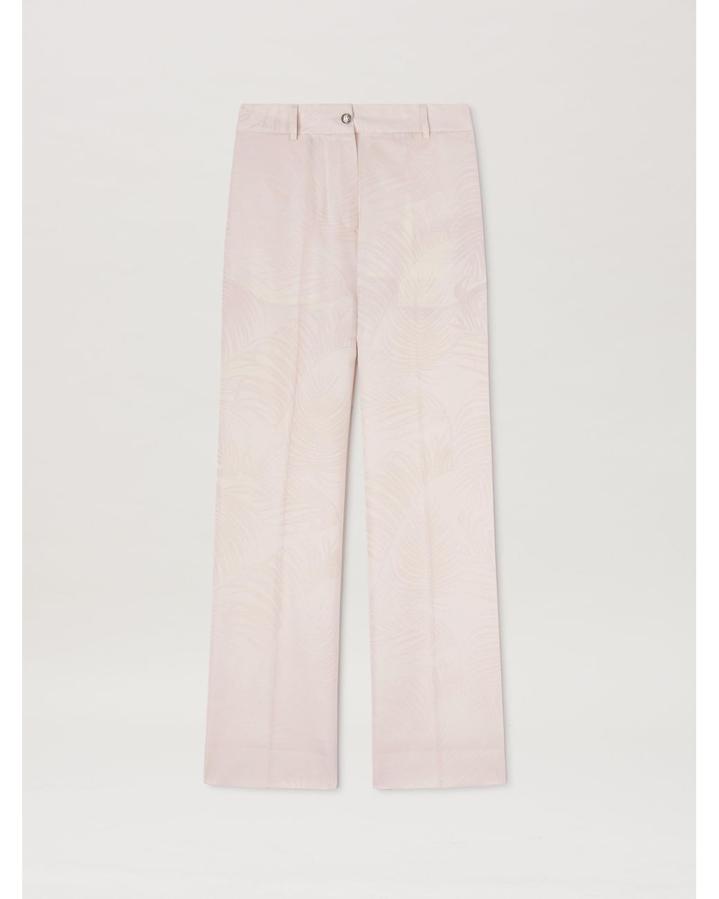 Palm Angels Pink Palms Jacquard Wide Pants Soft