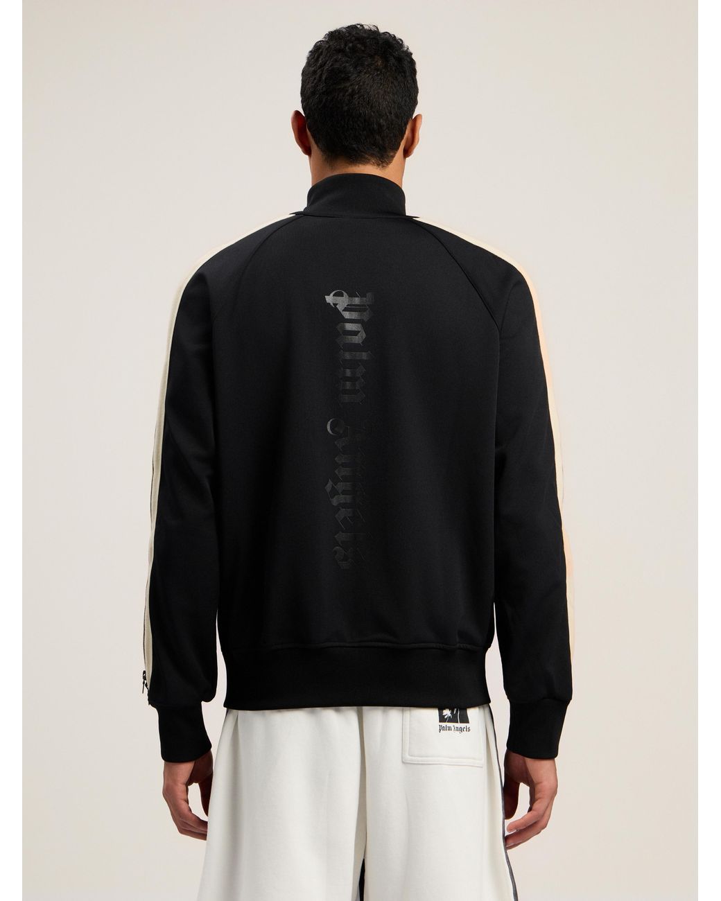 Palm Angels Black Performance Track Jacket for men