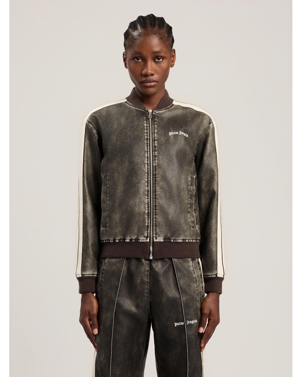 Palm Angels Multicolor Classic Logo Track Bomber Jacket