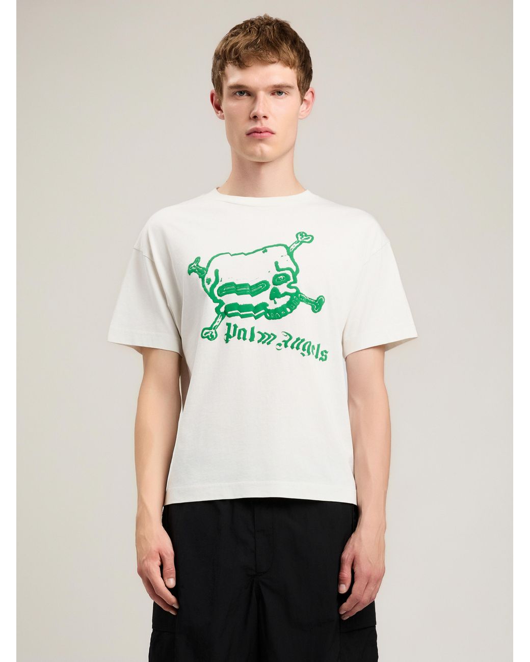 Palm Angels Multicolor Skull T-Shirt for men
