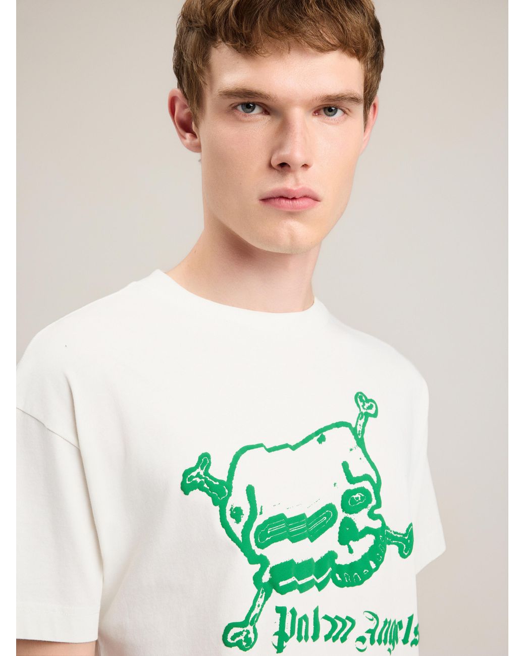 Palm Angels Multicolor Skull T-Shirt for men