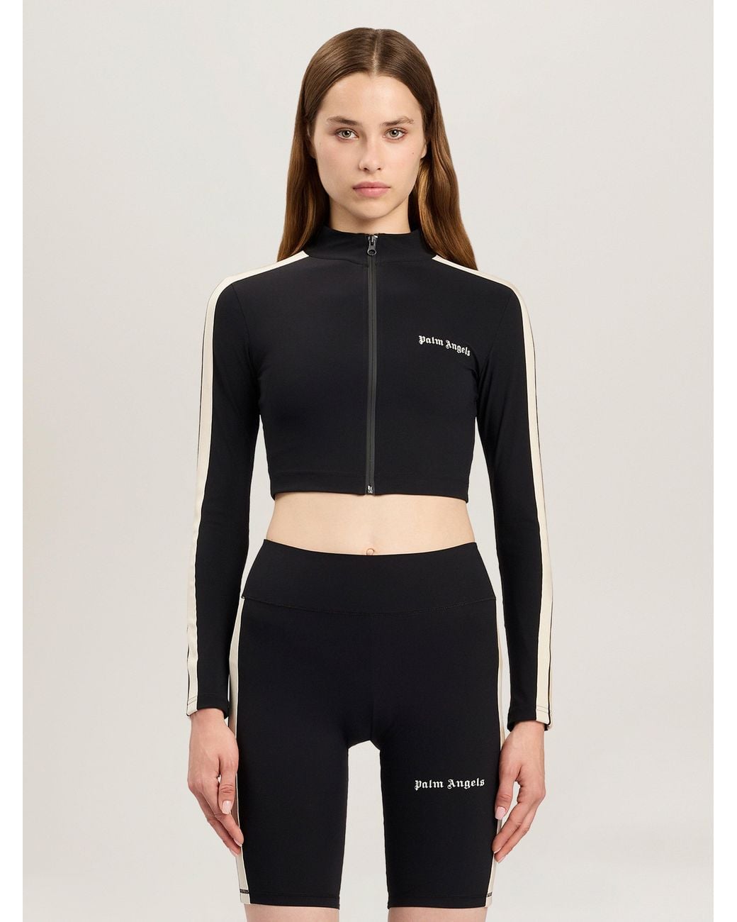 Palm Angels Blue Classic Logo Training Jacket