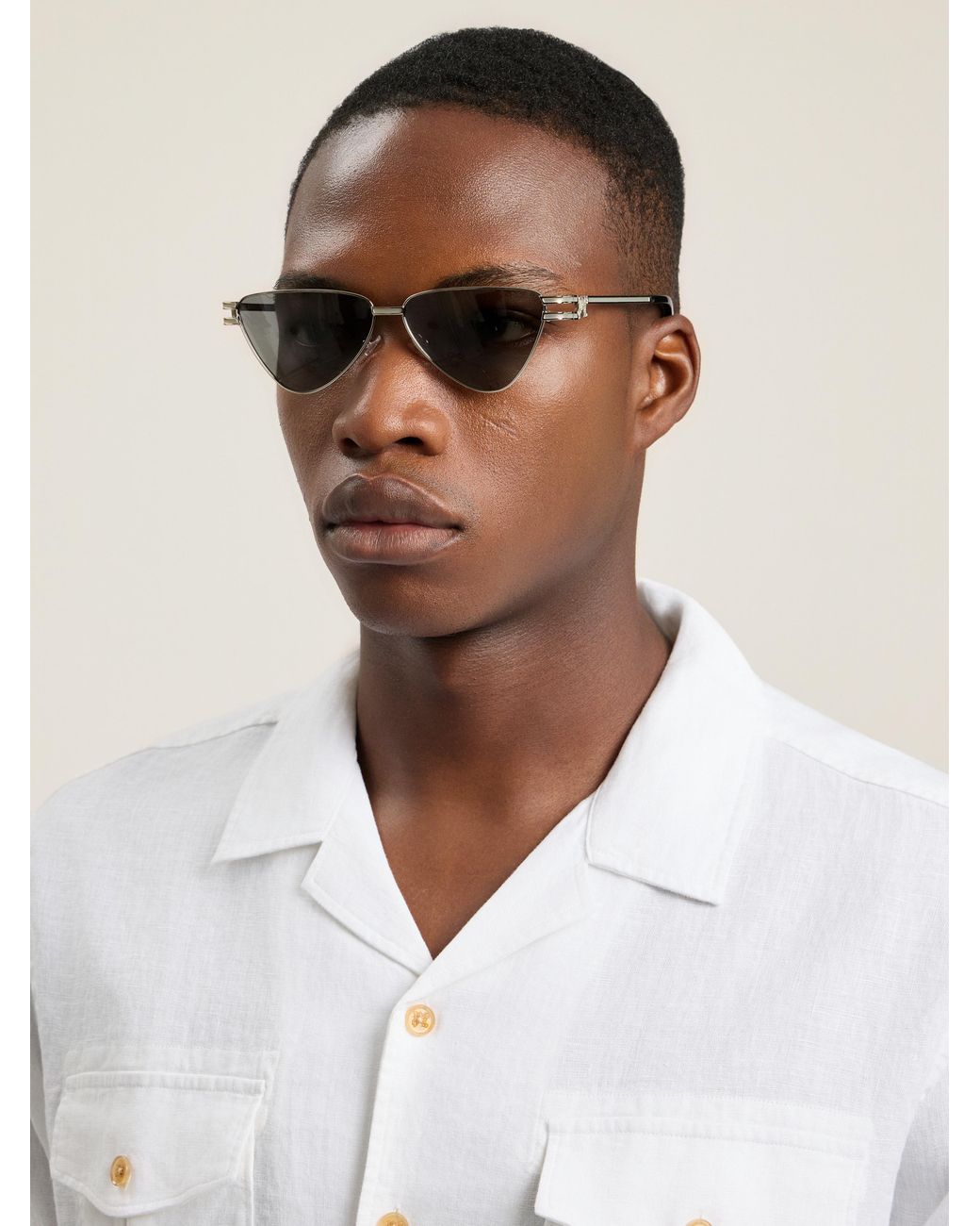 Palm Angels Natural Fontana Sunglasses